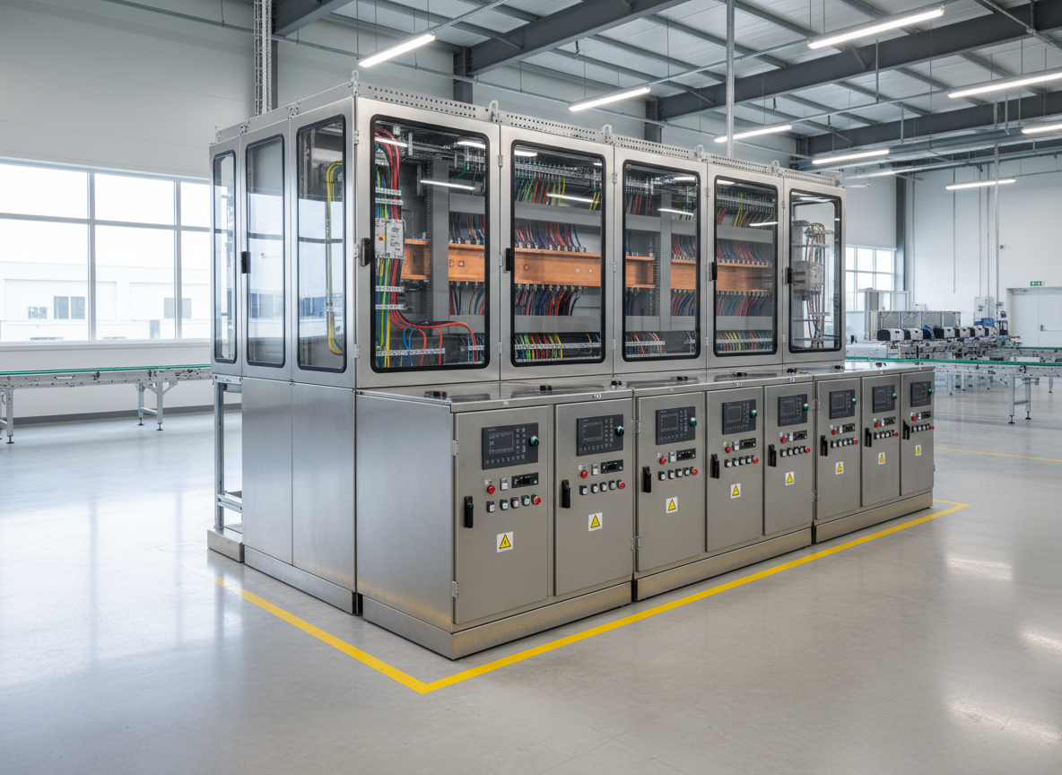 Industrial manufacturing plant electrical upgrade